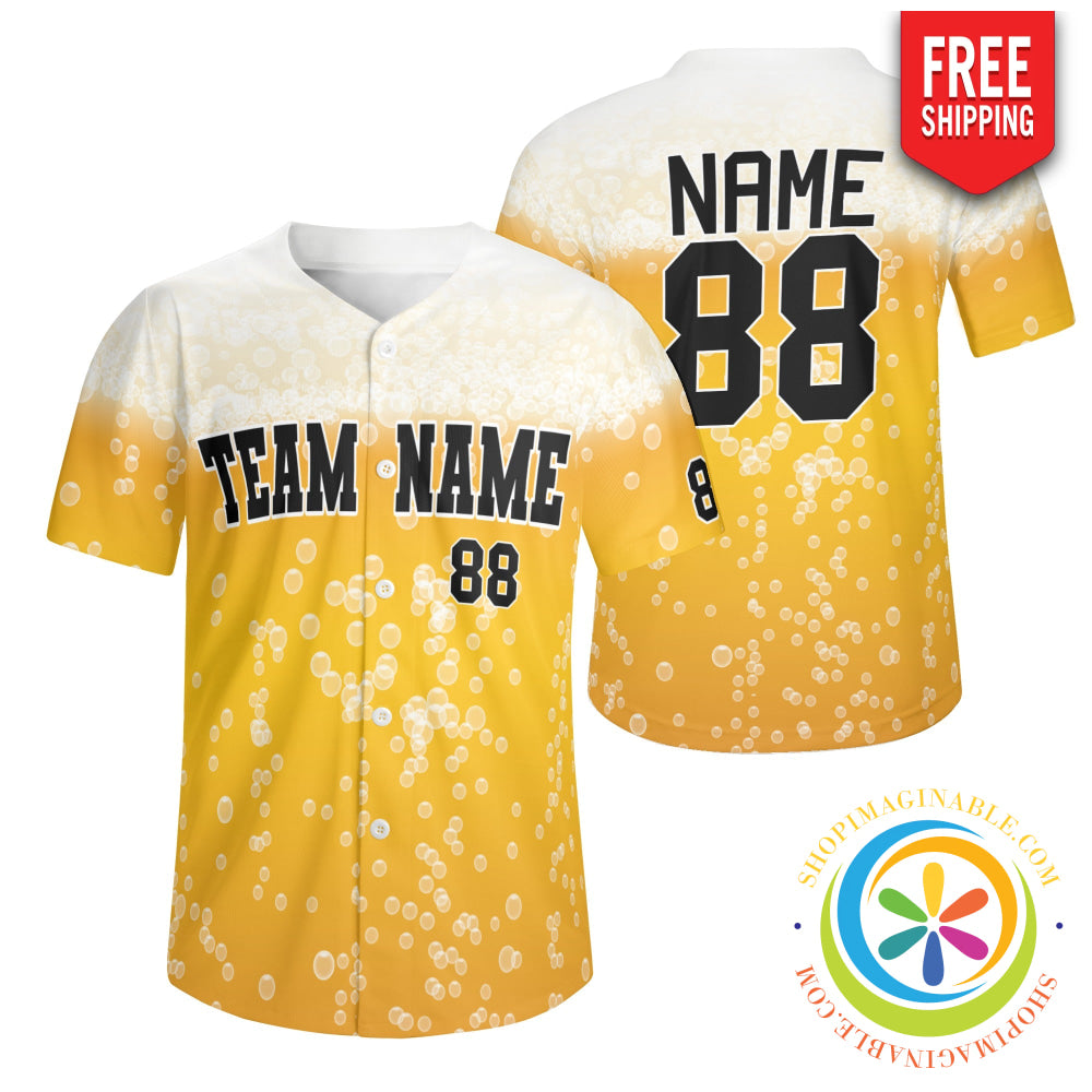 Beer League Unisex Baseball Jersey S