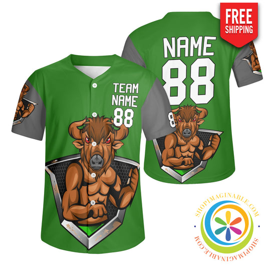 Bisons Unisex Baseball Jersey S