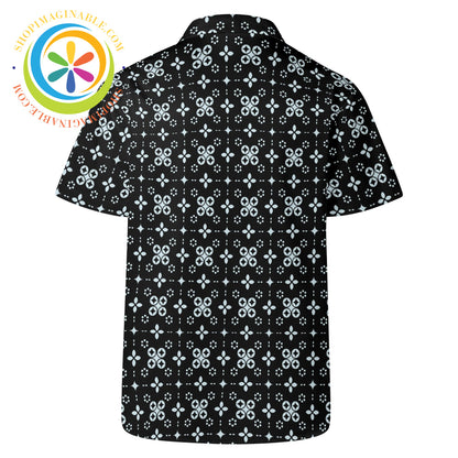 Black Batik Hawaiian Casual Shirt