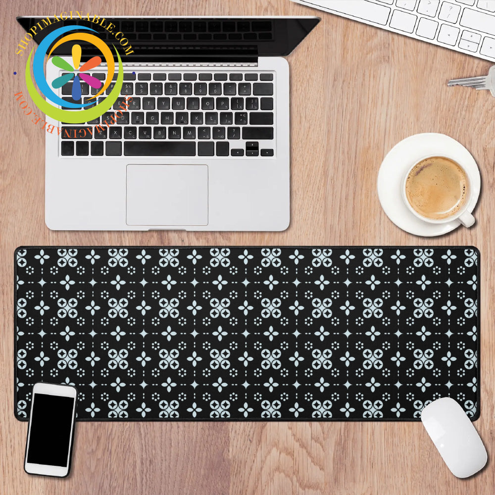 Black Batik Large Gaming Mouse Pad