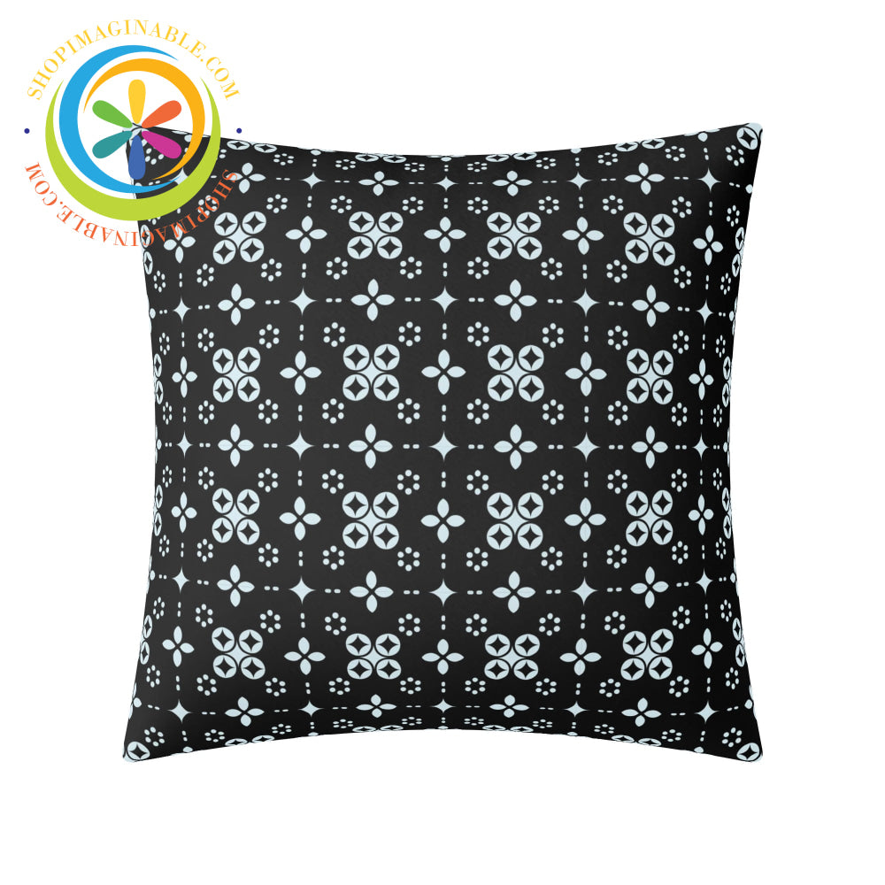 Black Batik Pillow Cover-ShopImaginable.com