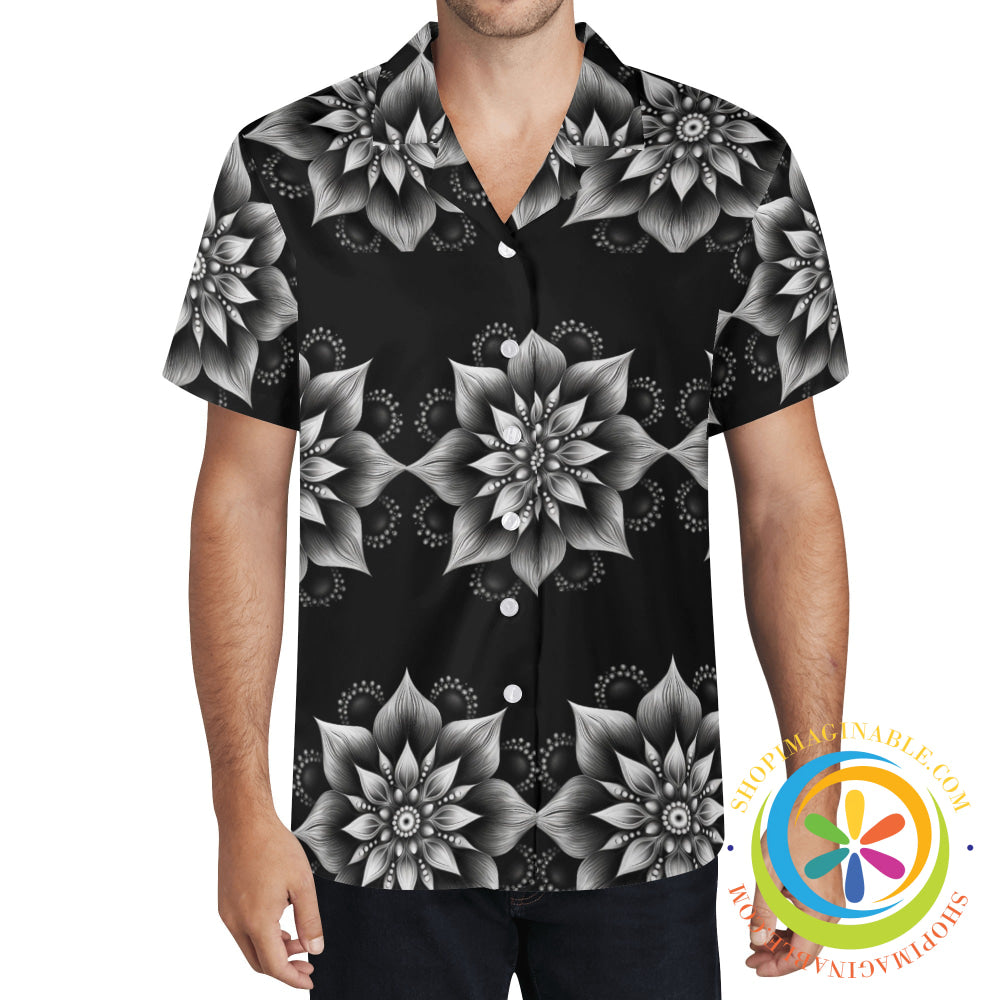 Black & White Mandala Hawaiian Casual Shirt