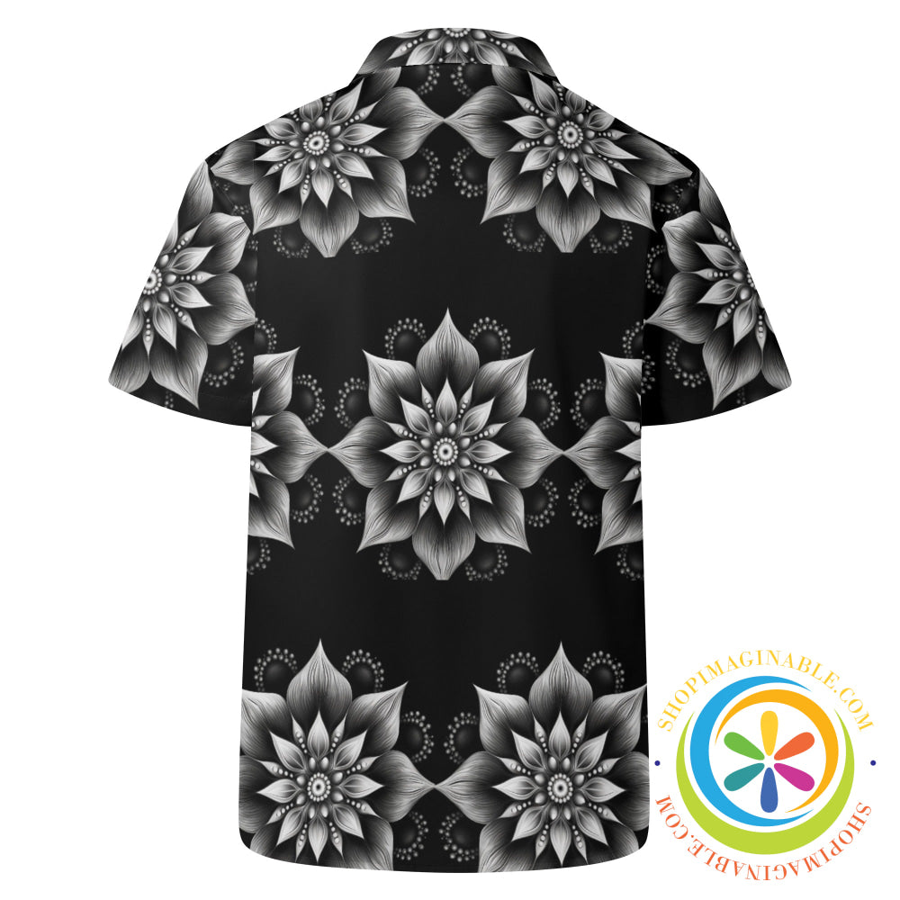 Black & White Mandala Hawaiian Casual Shirt