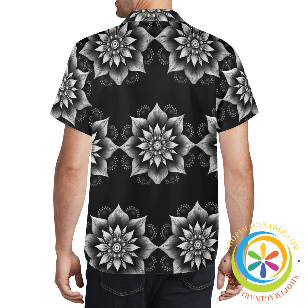 Black & White Mandala Hawaiian Casual Shirt