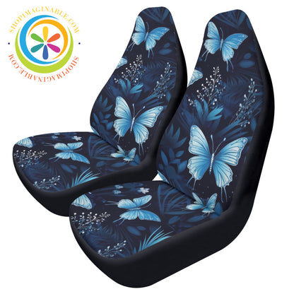 Blue Butterfly Car Seat Covers Cover