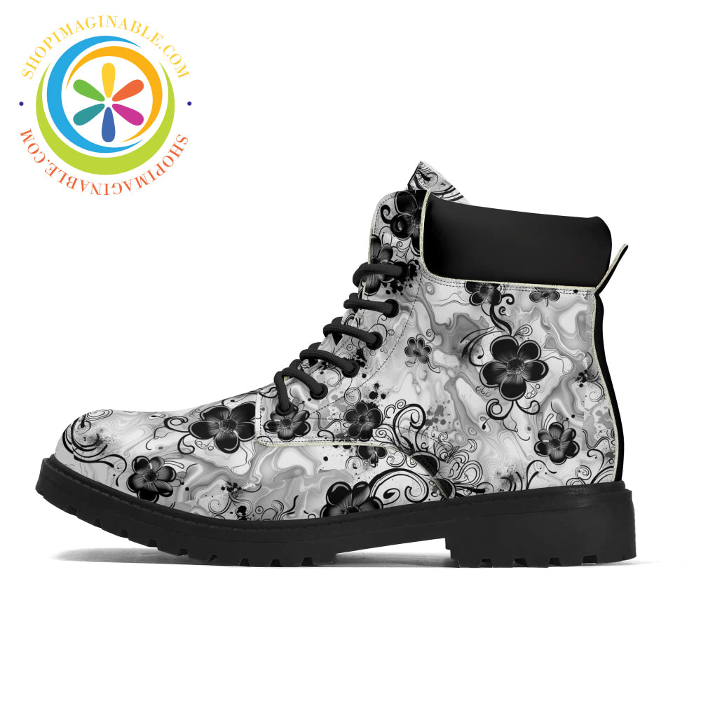 Boho Flowers Womens Boots