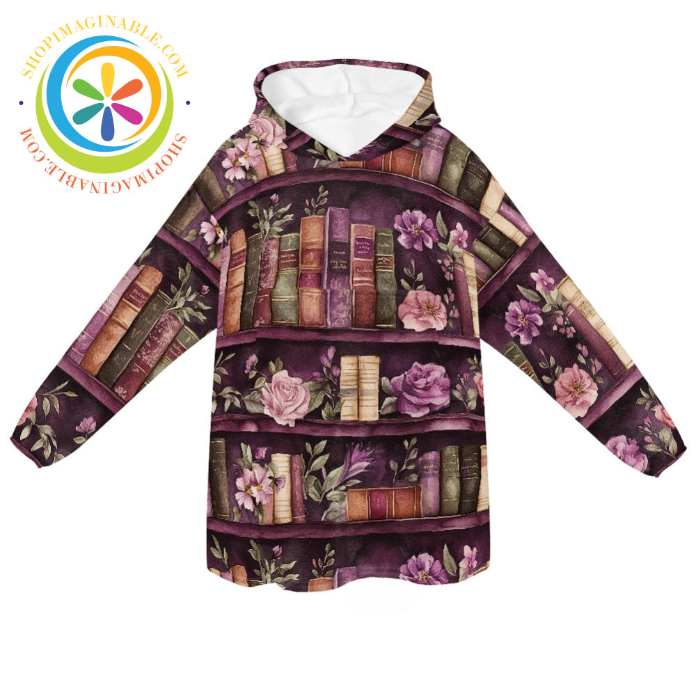 Book Lovers - Blanket Hoodie white / ONESIZE