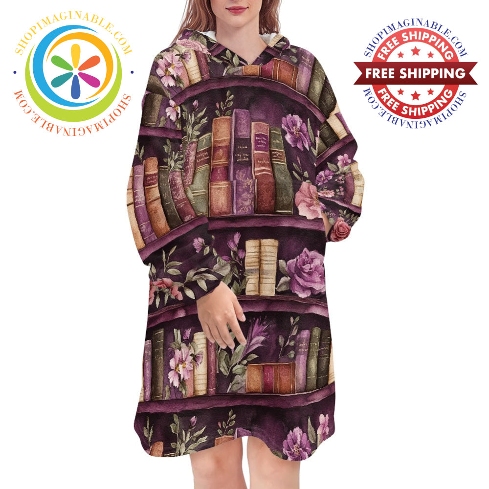 Book Lovers - Blanket Hoodie white / ONESIZE
