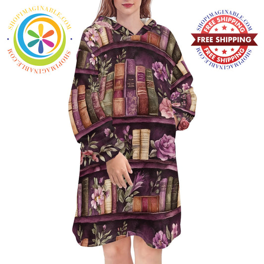 Book Lovers - Blanket Hoodie white / ONESIZE