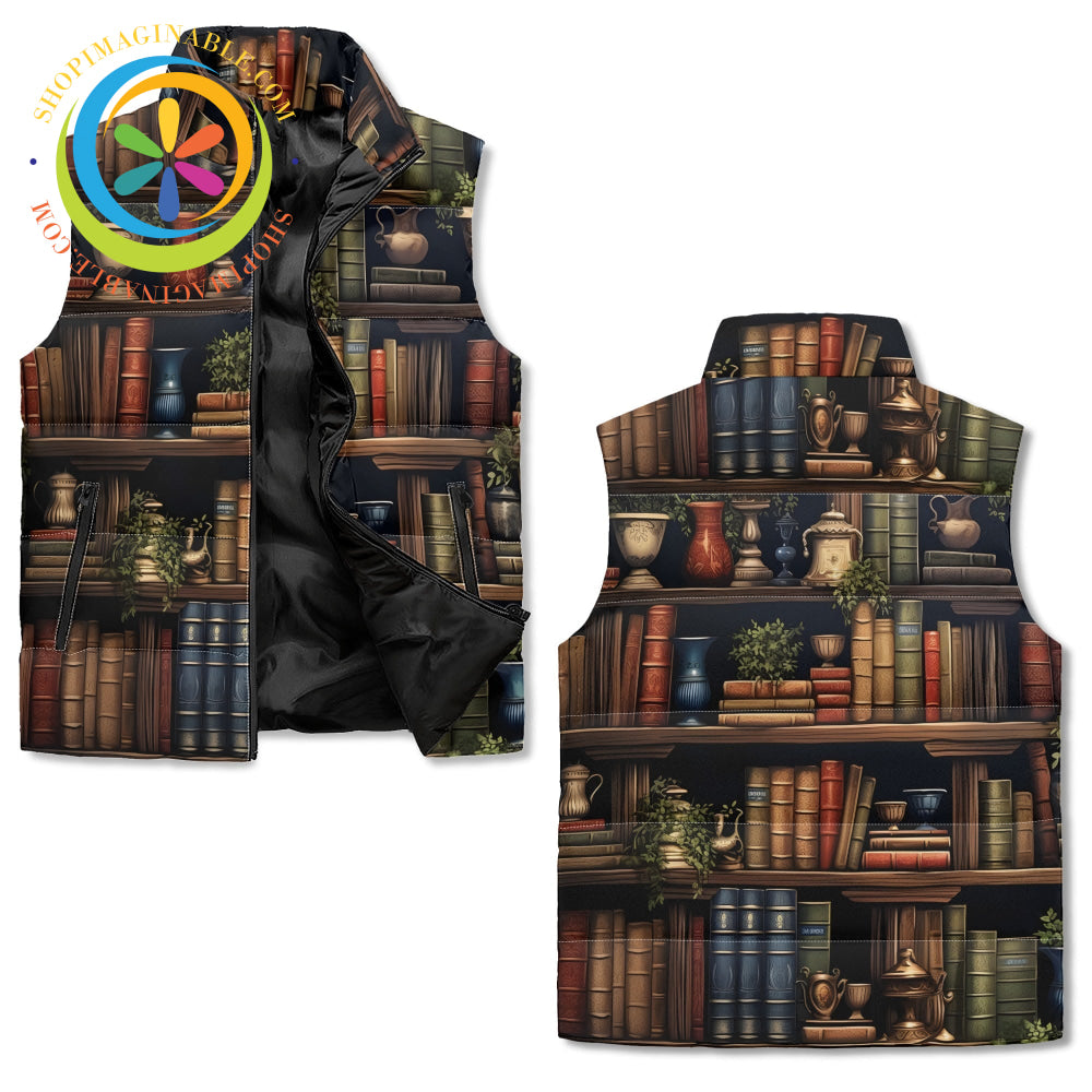 Book Lovers Puffer Vest