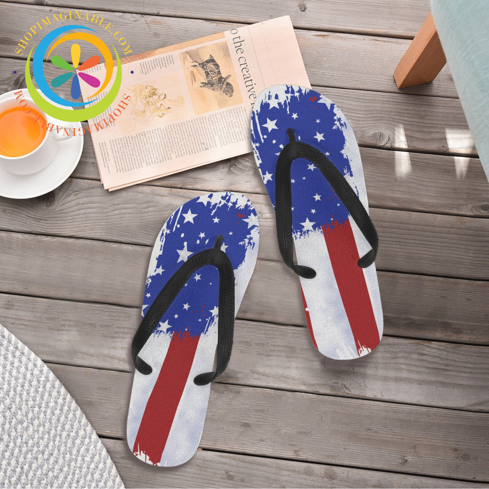 Born In The Usa Mens & Ladies Flip-Flops