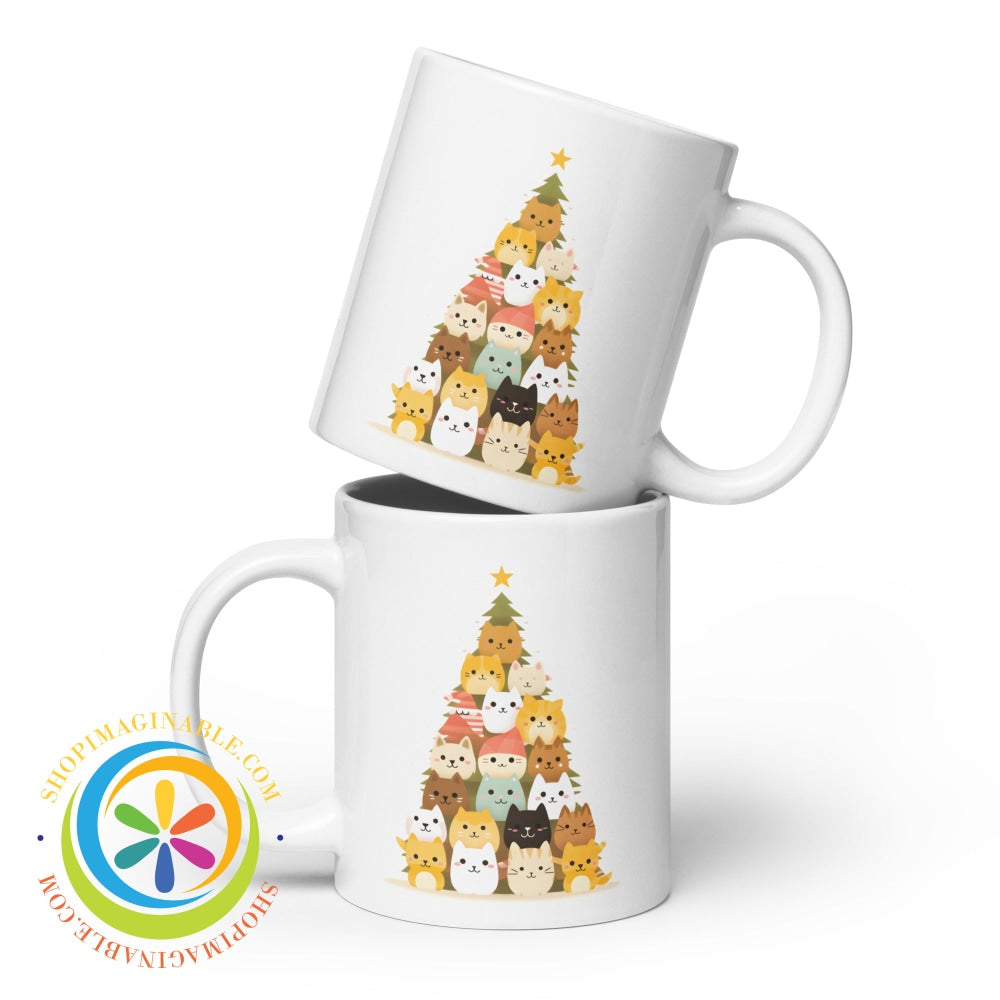 Catmas Christmas Glossy Coffee Mug - 3 Sizes 20Oz