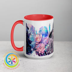 Celestial Enchanting Witch Mug With Color Inside Home Decor