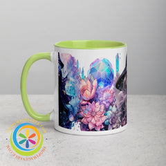 Celestial Enchanting Witch Mug With Color Inside Home Decor