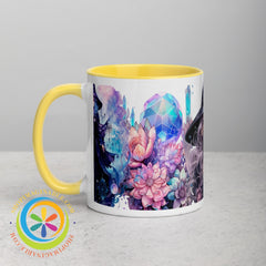 Celestial Enchanting Witch Mug With Color Inside Home Decor