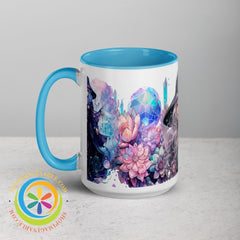 Celestial Enchanting Witch Mug With Color Inside Home Decor