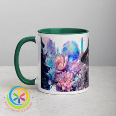 Celestial Enchanting Witch Mug With Color Inside Home Decor