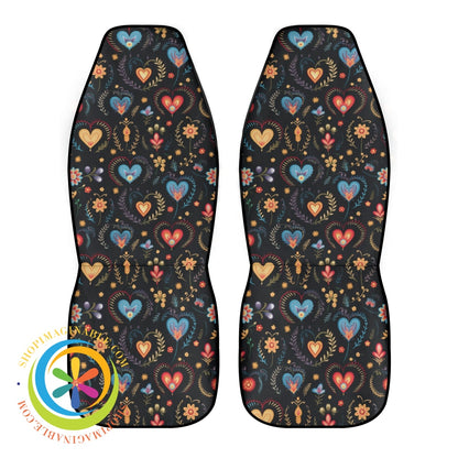 Cherished Blooms Cloth Car Seat Covers
