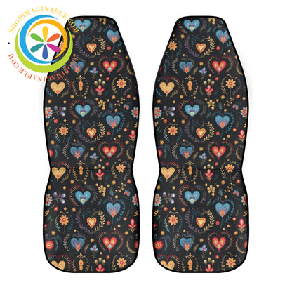 Cherished Blooms Cloth Car Seat Covers