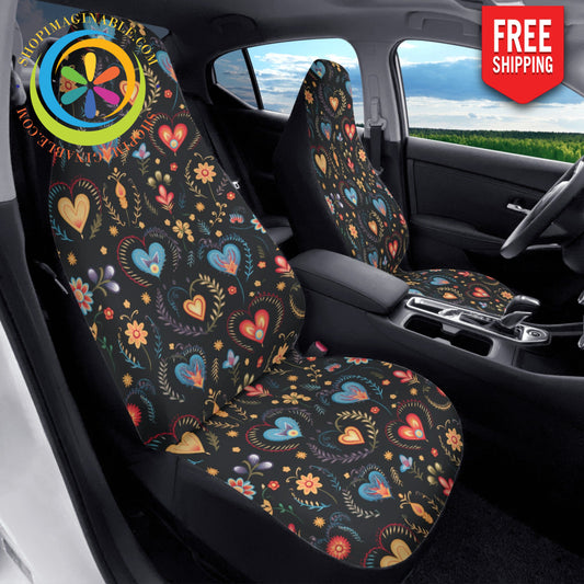 Cherished Blooms Cloth Car Seat Covers