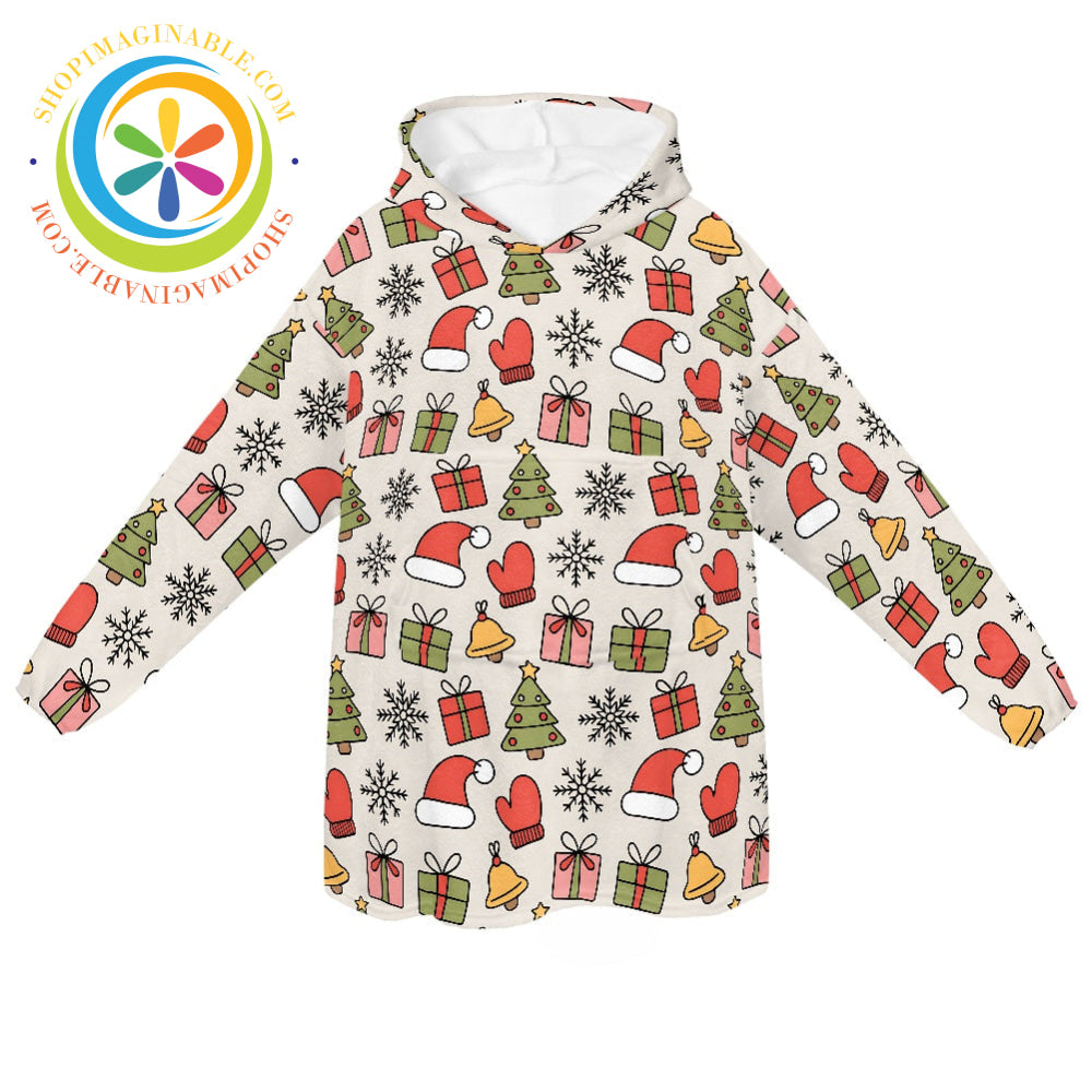 Christmas Cheer - Blanket Hoodie white / ONESIZE