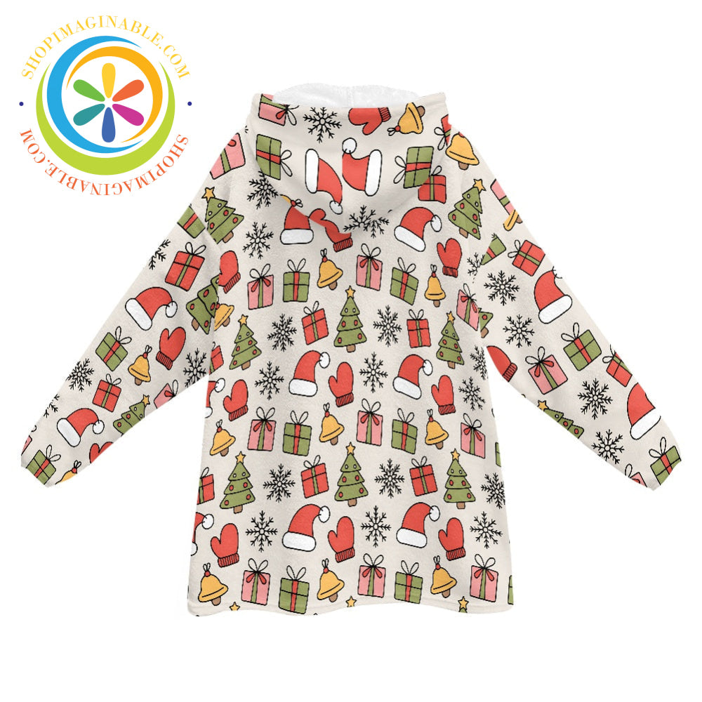 Christmas Cheer - Blanket Hoodie white / ONESIZE