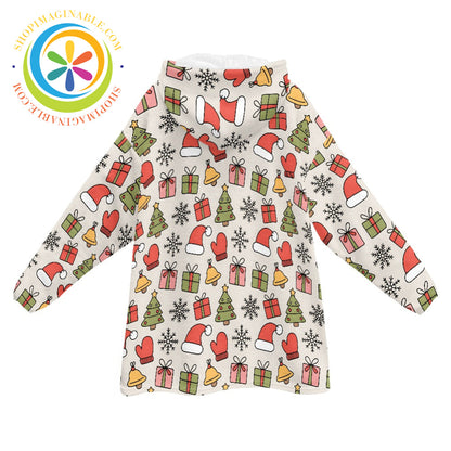 Christmas Cheer - Blanket Hoodie white / ONESIZE