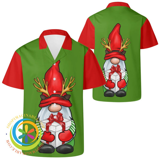 Christmas Gnome Party Hawaiian Casual Shirt 2Xs