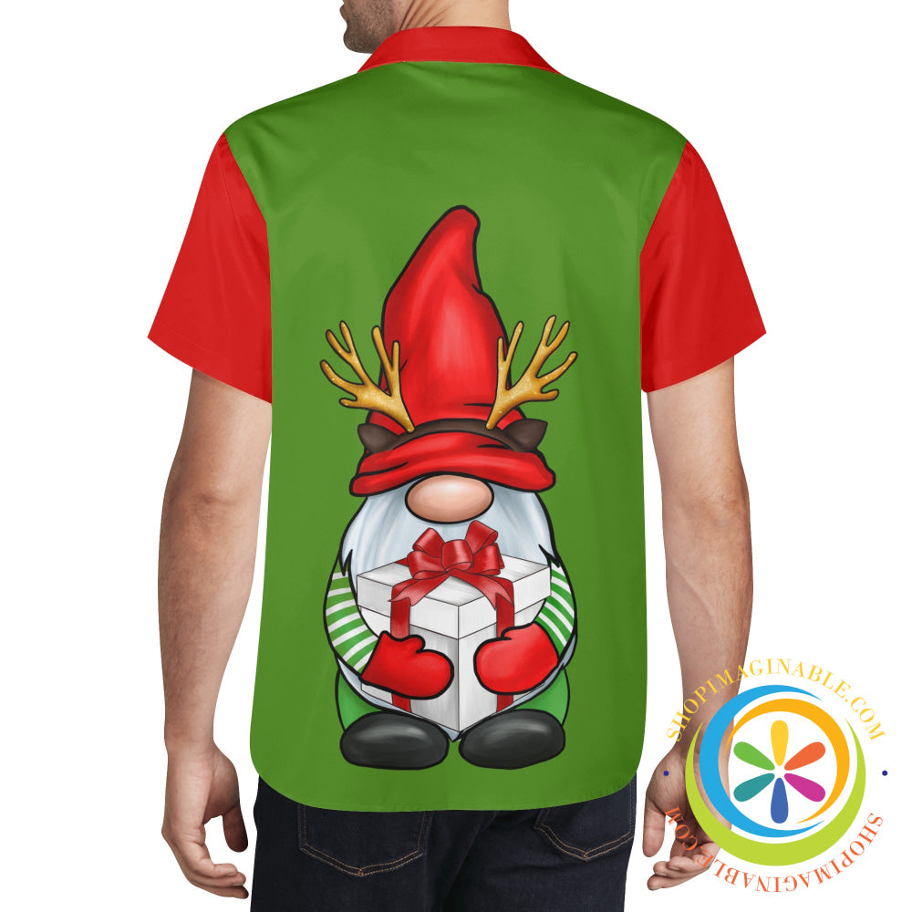 Christmas Gnome Party Hawaiian Casual Shirt