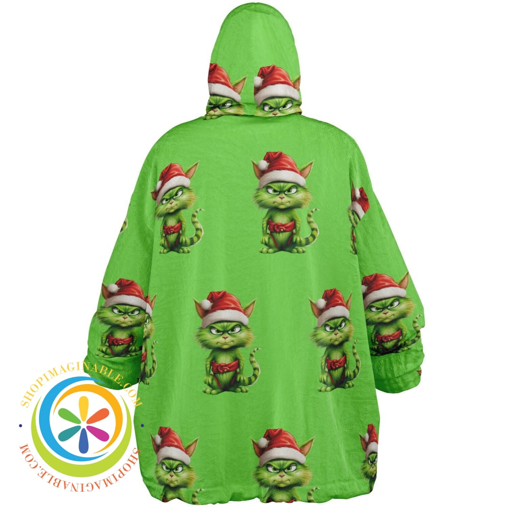 Christmas Grinch Reversible Snug Hoodie - Aop