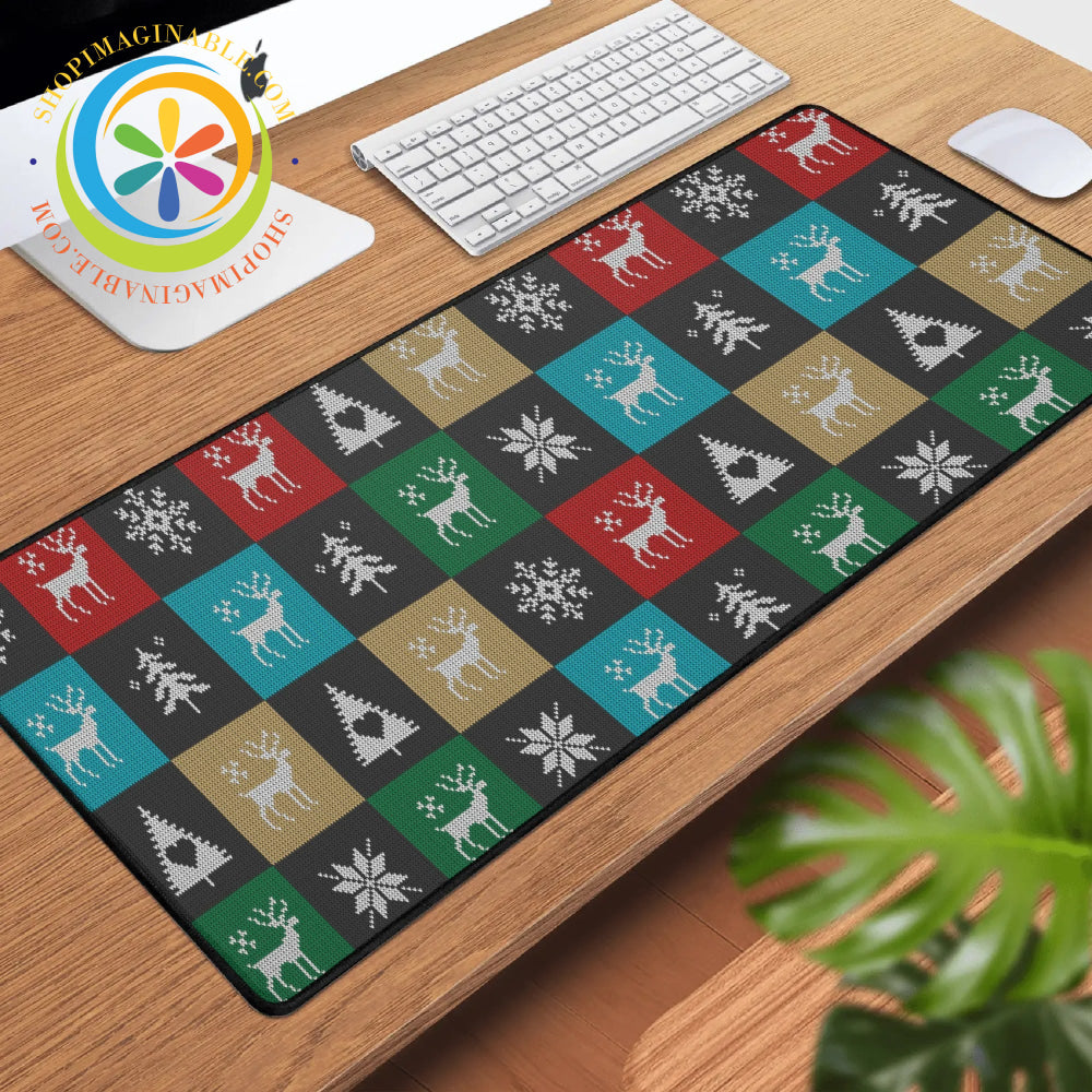 Christmas Knit Large Gaming Mouse Pad