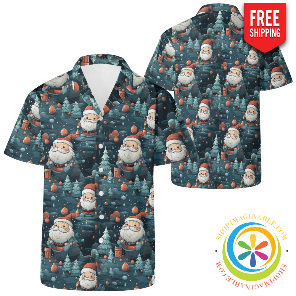 Christmas Santa Christmas Hawaiian Casual Shirt-ShopImaginable.com