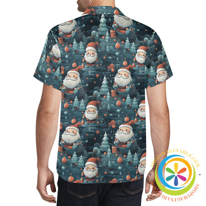 Christmas Santa Christmas Hawaiian Casual Shirt-ShopImaginable.com