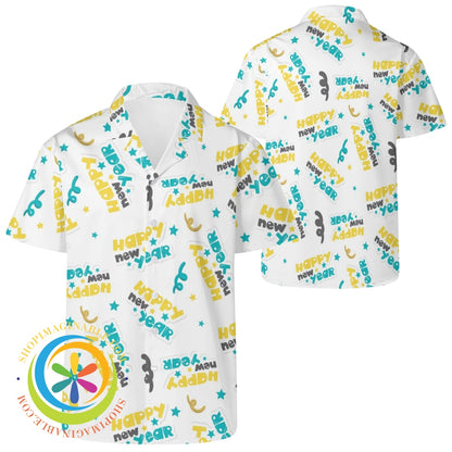 Classic Stylish New Years Party Hawaiian Casual Shirt 2Xs Hawaiian