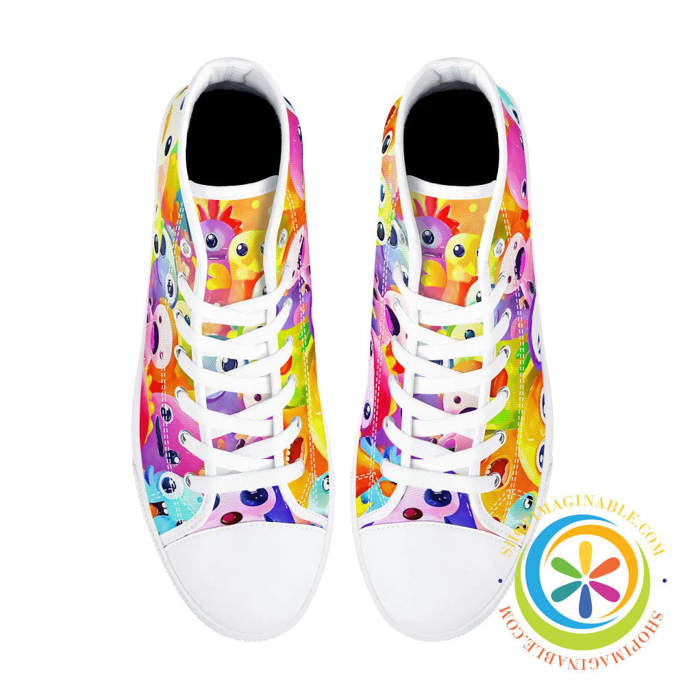 Colorful Creatures Ladies High Top Canvas Shoes Running Shoes