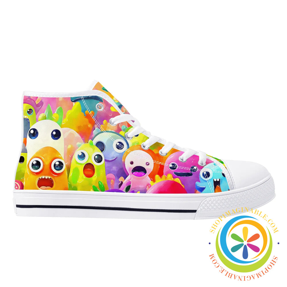 Colorful Creatures Ladies High Top Canvas Shoes Running Shoes