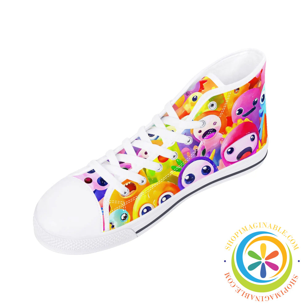 Colorful Creatures Ladies High Top Canvas Shoes Running Shoes