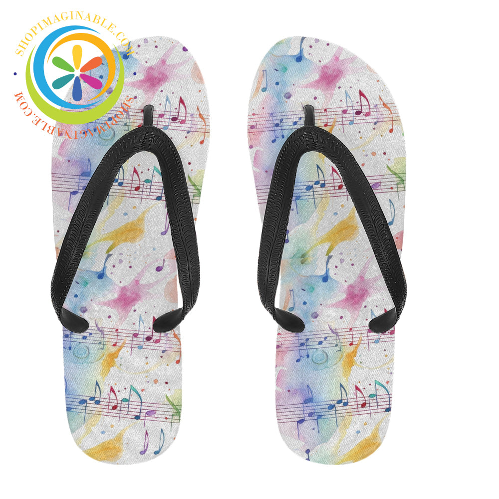 Colorful Musical Mens & Ladies Flip-Flops Flip Flops