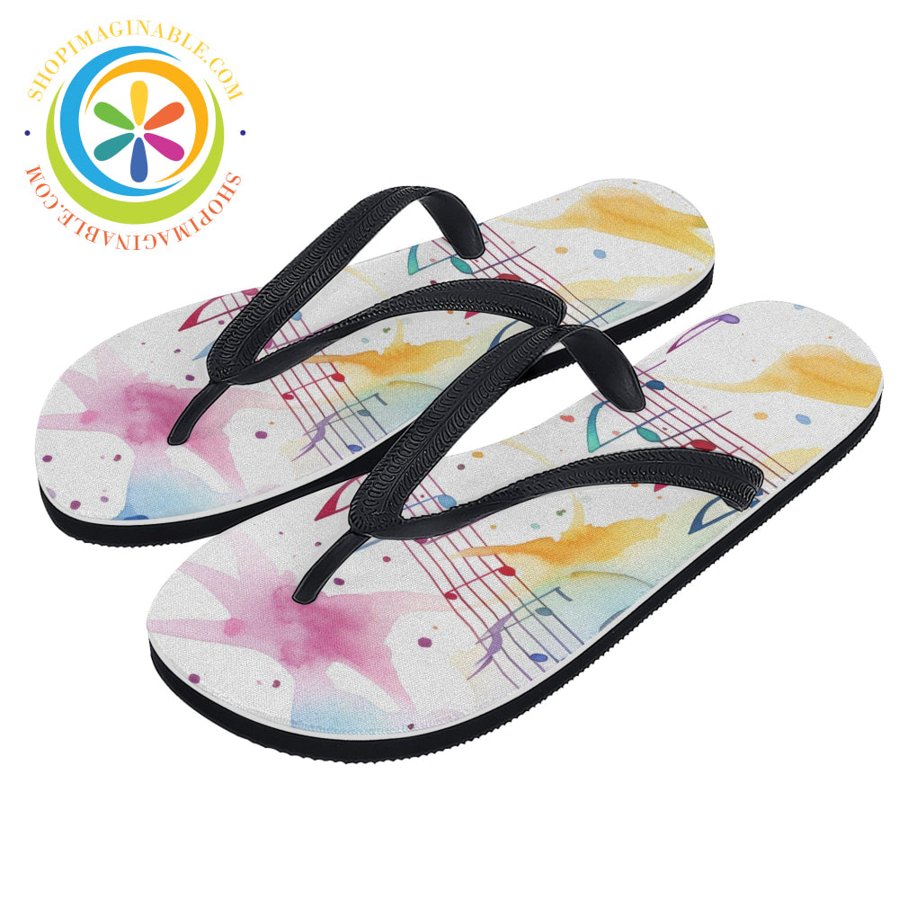 Colorful Musical Mens & Ladies Flip-Flops Flip Flops