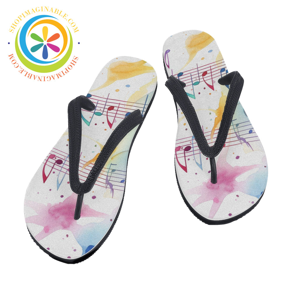 Colorful Musical Mens & Ladies Flip-Flops Flip Flops