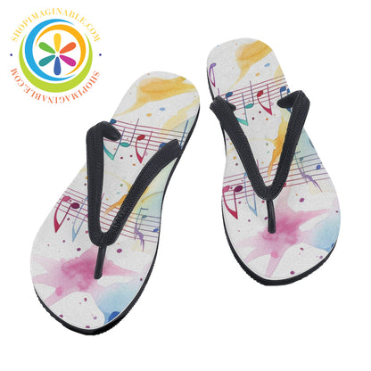 Colorful Musical Mens & Ladies Flip-Flops Flip Flops