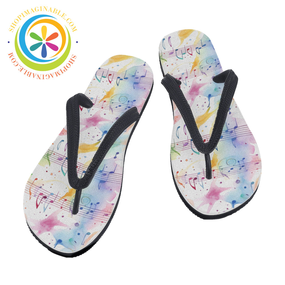 Colorful Musical Mens & Ladies Flip-Flops Flip Flops