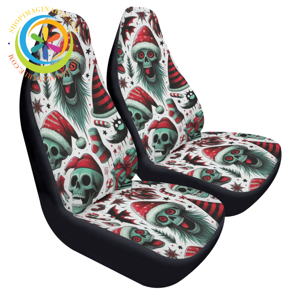 Creepy Christmas Car Seat Covers