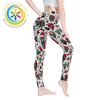 Creepy Christmas Leggings Yoga Pants