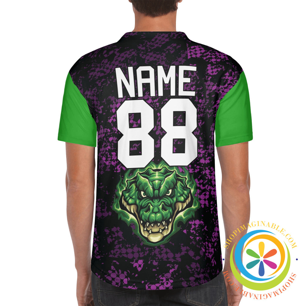 Crocodile Unisex Baseball Jersey