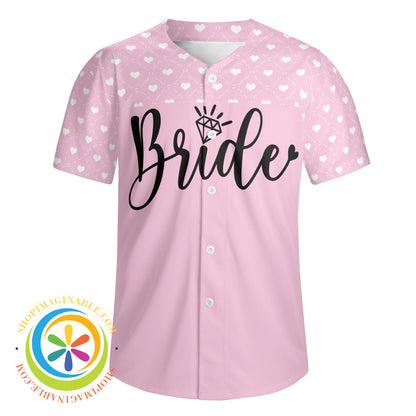 Custom Bride Unisex Baseball Jersey S