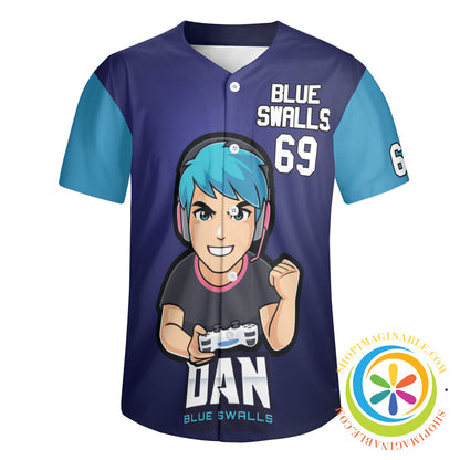 Custom Gamer Unisex Baseball Jersey S