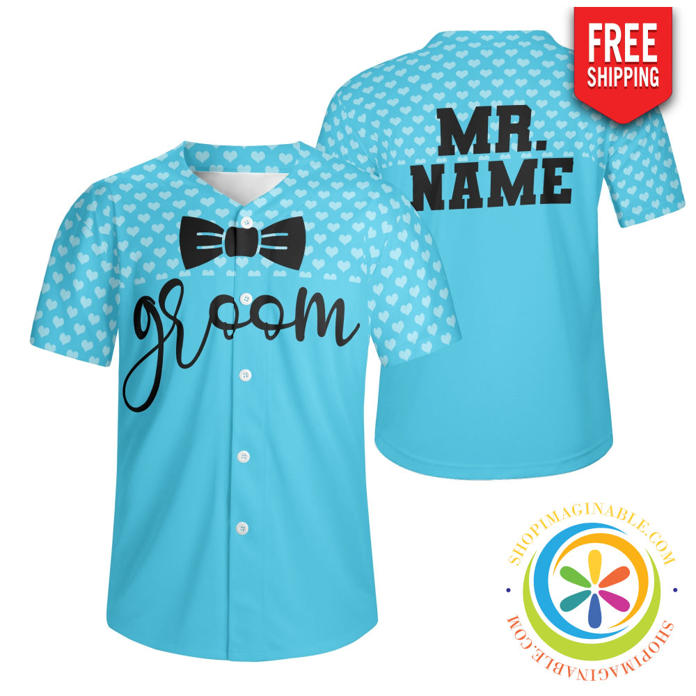 Custom Groom Unisex Baseball Jersey-ShopImaginable.com