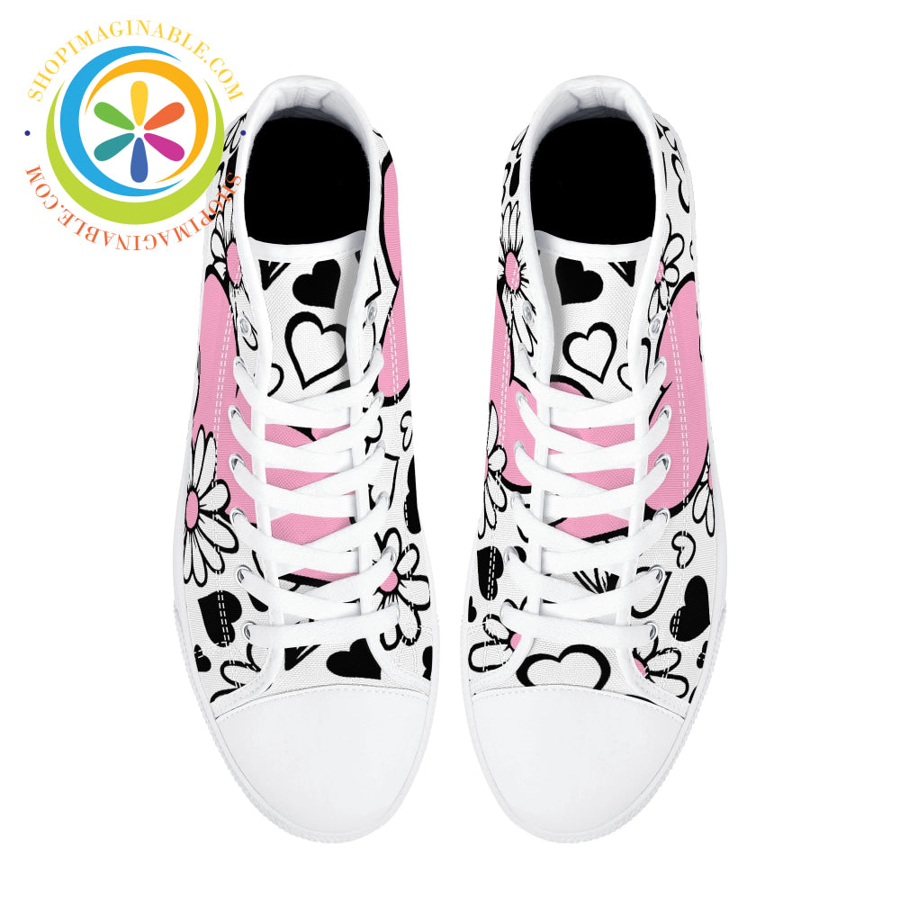 Daisy Love High Top Canvas Shoes