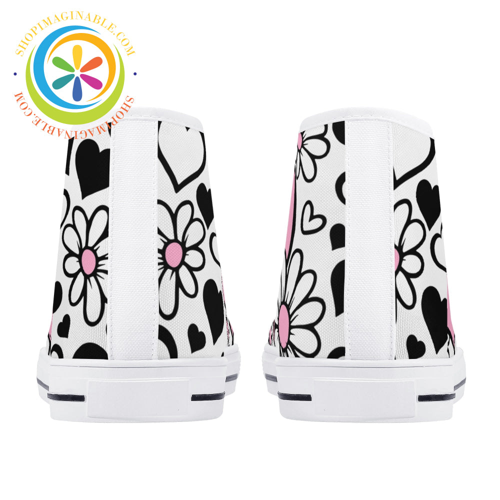 Daisy Love High Top Canvas Shoes